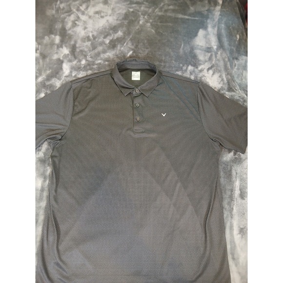 Callaway Opti-Dri Performance Mens Size XL Golf Polo Shirt Blue - Picture 2 of 9